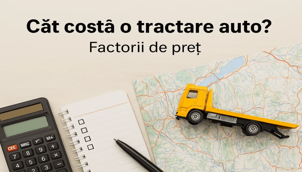 Cât costă cu adevărat o tractare auto? Factorii care îți influențează prețul