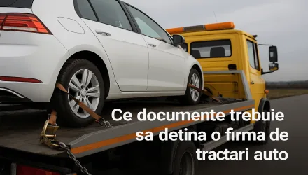 Ce documente trebuie să dețină o firmă de tractări auto în România
